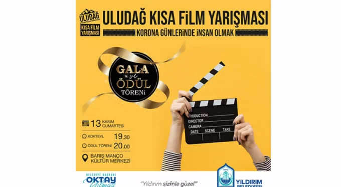 'Uludağ Kısa Film Yarışması'nda gala heyecanı yaşanıyor