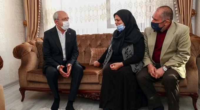 Kılıçdaroğlu'ndan Başak Cengiz'in ailesine ziyaret