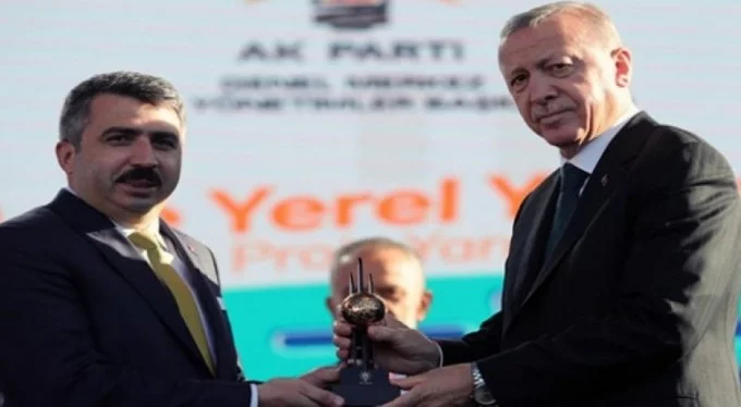 Yıldırım'ın gençlik yatırımlarına Erdoğan'dan ödül