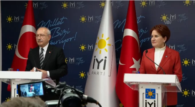 Kılıçdaroğlu ve Akşener 'acil gündemle' toplandı! İki liderden ortak açıklama
