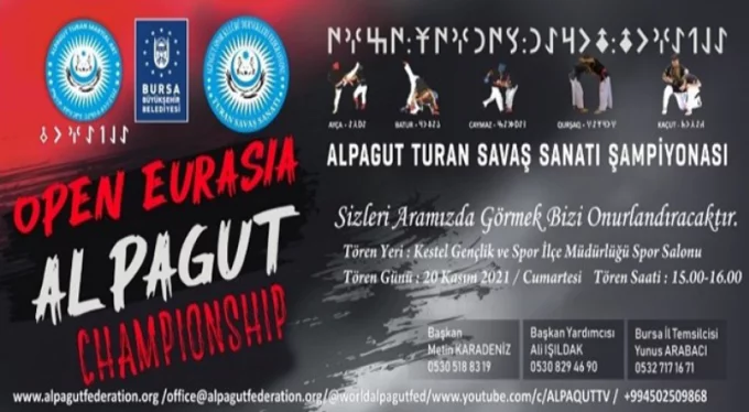 Alpagut Avrasya Şampiyonası Bursa'da yapılacak