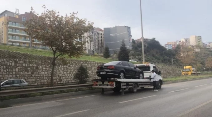 Bursa'da kaza yapan araçta uyuşturucu bulundu