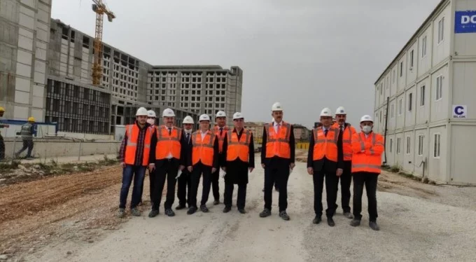 Bursa'da devasa sağlık kompleksinin kaba inşaatı bitti