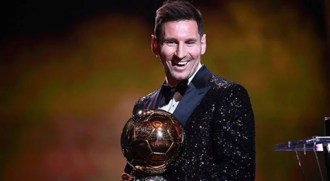 Ballon d'or ödülü Lionel Messi'nin