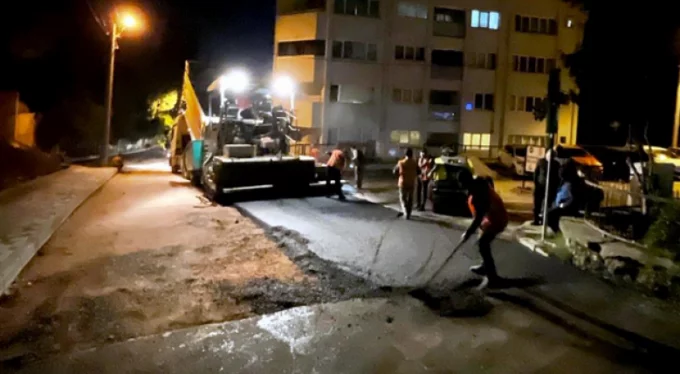 Osmangazi Belediyesi'nden asfalt mesaisi