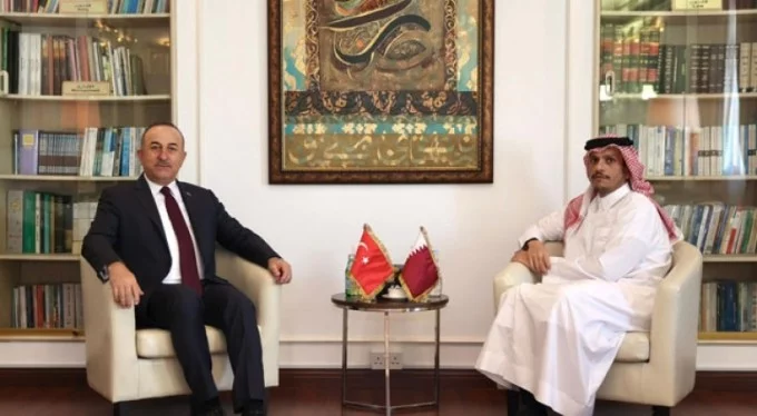 Bakan Çavuşoğlu Katarlı mevkidaşı ile görüştü