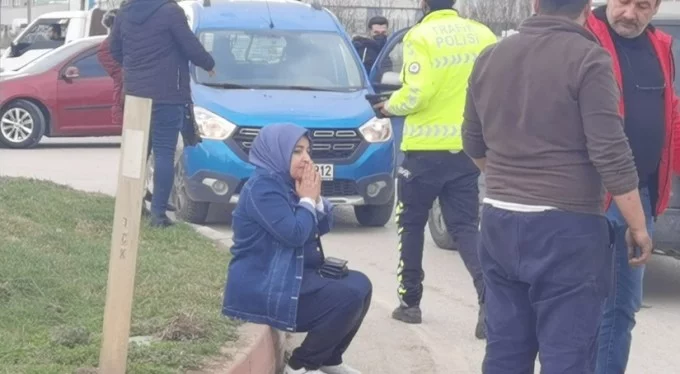 Bursa'da feci kaza! Kadın sürücü büyük şok yaşadı