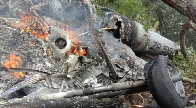 Hindistan'da helikopter düştü, Genelkurmay Başkanı Rawat hayatını kaybetti
