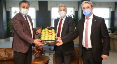 Bursa Nilüfer Belediye Başkanı Erdem, Bayramiç heyetini ağırladı!