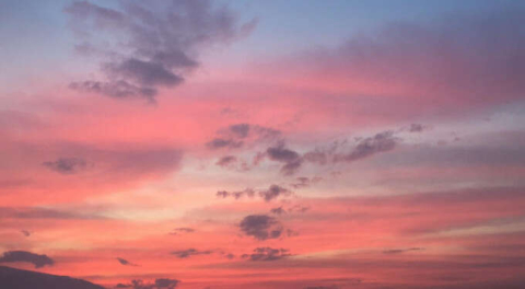 Bursa'da gün batımı görenleri mest etti!