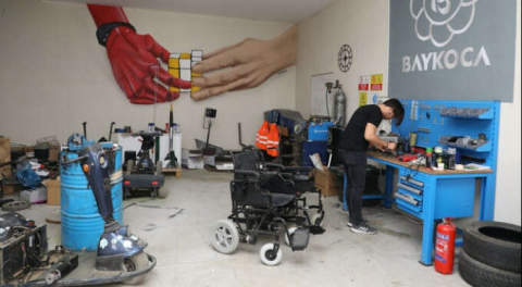 İnegöl'de 6 ayda 65 engelli aracı tamir edildi!