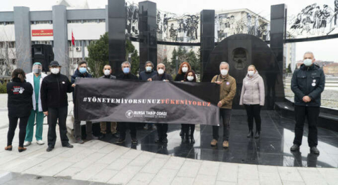 Bursa Tabip Odası Başkanı Türkkan:  Ne yazık ki kulaklarını tıkadılar