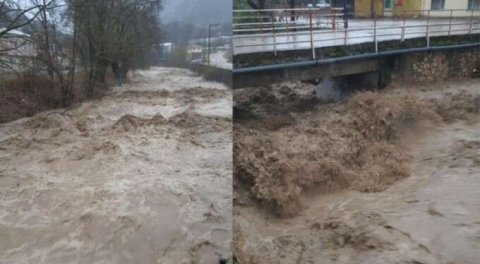 Bursa'da sağanak: Dereler taşma noktasına geldi