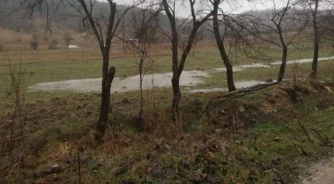 Keles'te tarım arazileri sular altında kaldı