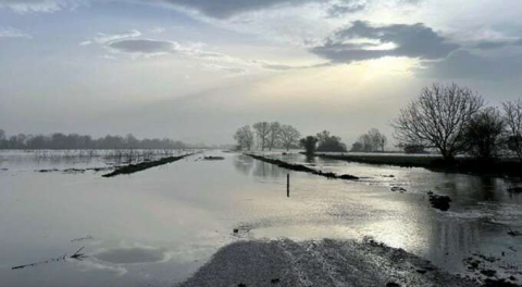 Bursa'nın iki ilçesinde tarım arazileri sular altında kaldı