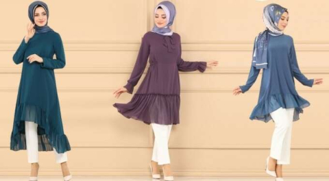 İlkbahar Tesettür Modasını Yansıtan Parçalar