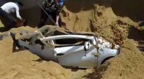 TEM'de korkunç kaza! Kumun altında can verdi