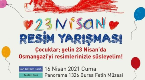 Osmangazi'de 23 Nisan'a özel resim yarışması