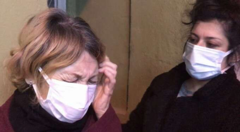 Bursa'da korkutan yangın! Kadın gözyaşlarına boğuldu