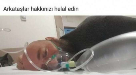 Böyle veda etti: 'Hakkınızı helal edin'