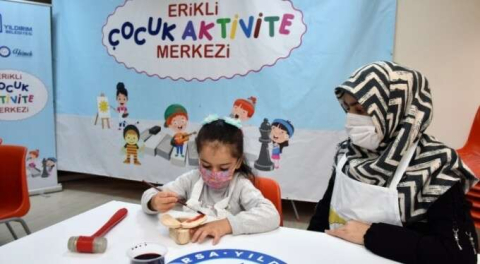 Yıldırım'da çocuklar eğlenirken öğreniyor...