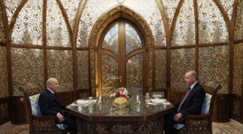Erdoğan ve Bahçeli 'Özbek Otağı'nda iftar yaptı