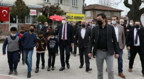 İnegöl'de Alibeyköy yeni meydanına kavuştu!