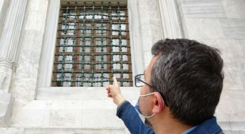 Saldırıya uğramıştı! Bursa Ulucami'deki sembol ve işaretler...