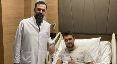 Operasyon geçiren Bursasporlu Cüneyt Köz'den teşekkür mesajı!
