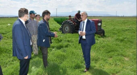Yenişehir Belediye Başkanı Aydın: 'Üreten her kesin yanındayız'