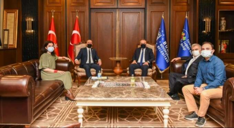 TSYD Bursa Şubesi'nden Başkan Alinur Aktaş'a ziyaret!