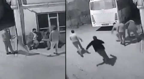 Tabanlara kuvvet...Bursa'da mahalle sakinlerinin büyük paniği kamerada!