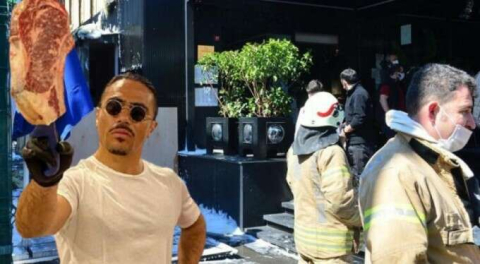 Nusret'in Etiler'deki dükkanında yangın paniği!