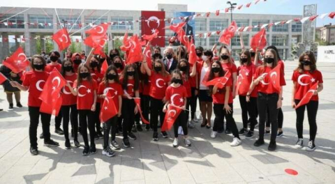 Nilüfer'de 23 Nisan gururla kutlandı! 'Hep kalbimizde...'