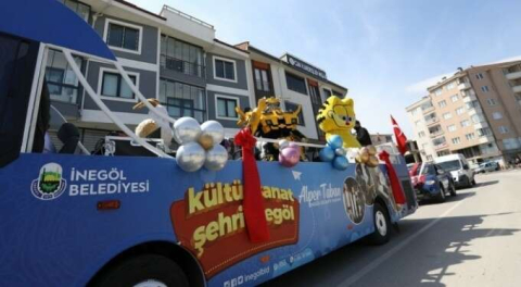 23 Nisan coşkusu İnegöl'ü sarıyor! 2 gün sürecek