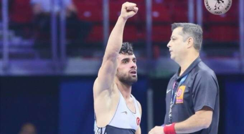 Avrupa Güreş Şampiyonası'nda Ekrem Öztürk gümüş madalya aldı!