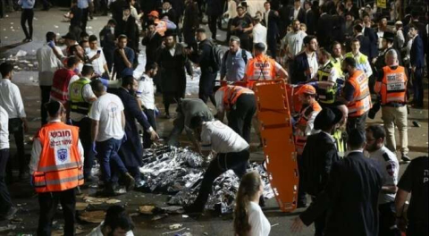 İsrail'de bayram kutlamalarında izdiham: 44 kişi öldü!