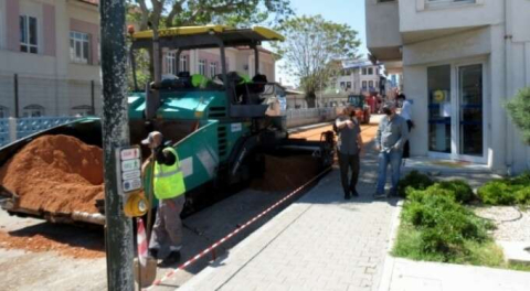 Mudanya'nın caddeleri Büyükşehir ile yenileniyor!
