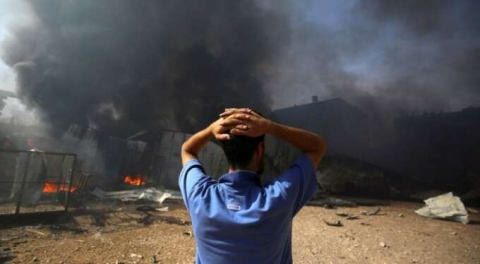 Gazze'de ağır bilanço! 200 ölü, bin 307 yaralı