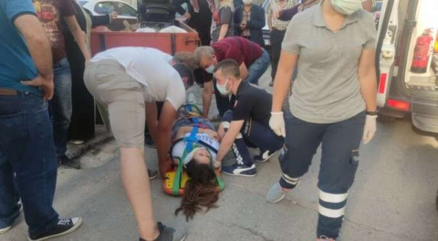 Ağır yaralı! Bursa'da genç kız traktörün römorkundan düştü!