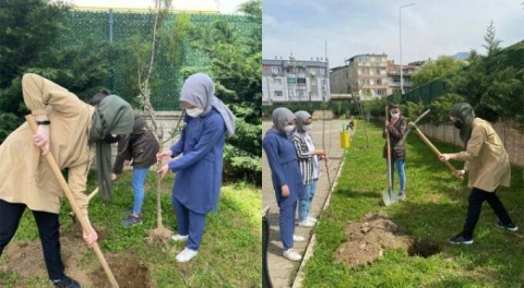 E TWİNNİNG projesiyle iklim değişikliğine dikkat çekildi!