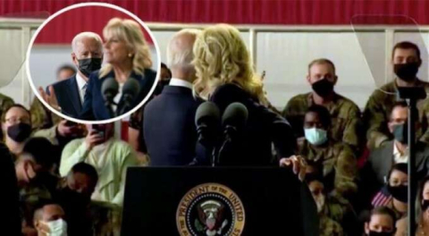 First Lady'den Biden'a 'fırça!'