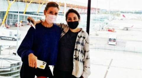 Bir fotoğraf yetti! Prenses Latife havalimanında ortaya çıktı