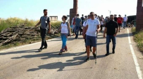 Bursa'da Mysia Yolları'nda gençlerin keyifli yürüyüşü!