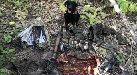 Teröristlere ait silah ve mühimmat ele geçirildi!