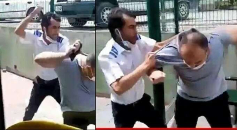 Şoför kendinden geçti... Tartıştığı yolcuyu tekme tokat dövdü!