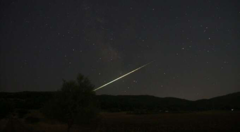 Meteor düşüşü Bursa'da görüntülendi