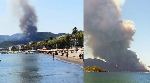 Antalya'dan sonra Marmaris... Alev alev yanıyor