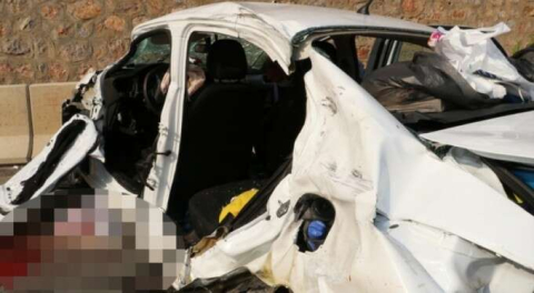 Amasya'da kahreden kaza! Anne ile iki oğlu hayatını kaybetti