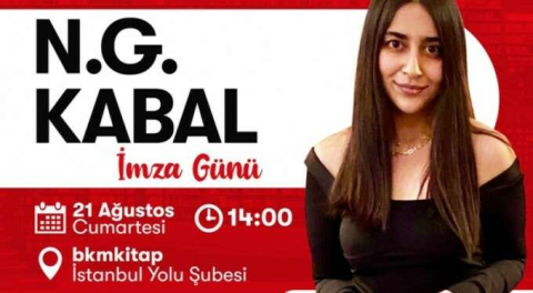 BKMKitap'ta imza günü: Nagihan Gökçe Kabal